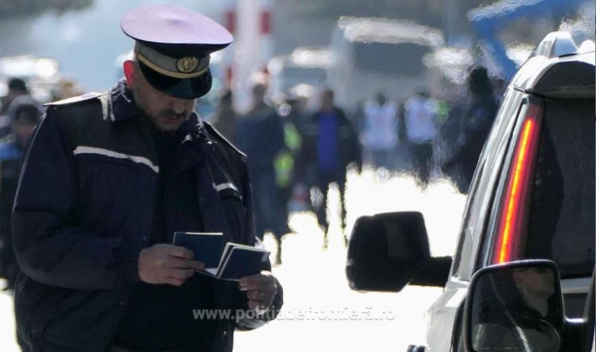 Cetățean depistat la frontieră, foto: Poliția de Frontieră 