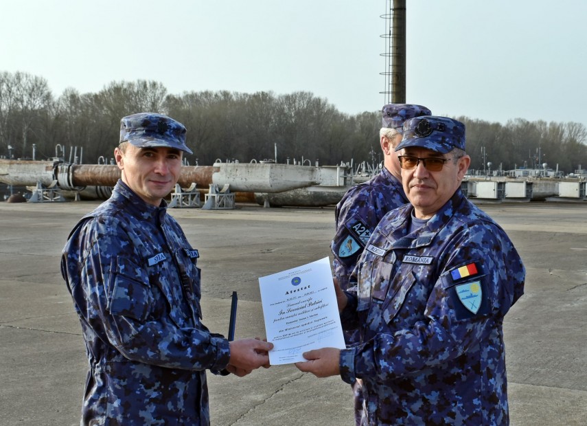Imagine de la eveniment, foto: facebook/ forțele navale române 