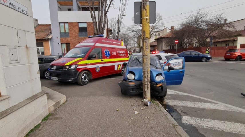 Accident în Constanța. Sursa foto: ZIUA de Constanța