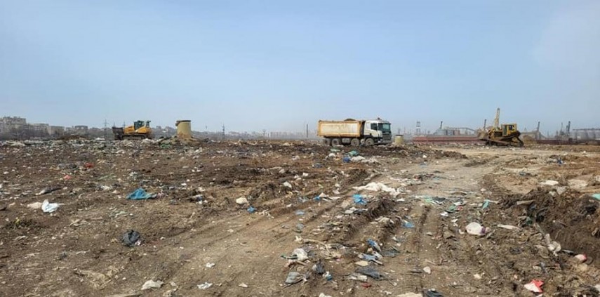Depozitul de deșeuri, foto: Facebook/ Garda de Mediu Constanța