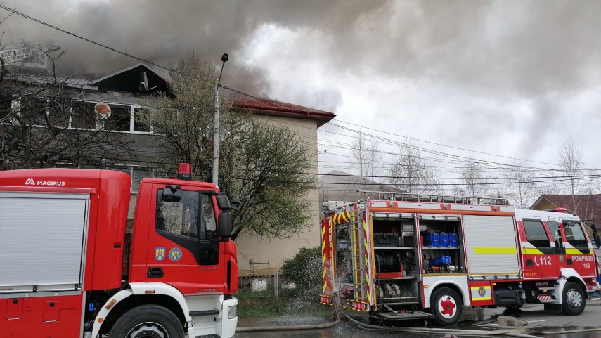 Incendiu, foto: ISU Iași/ Dana Pascal