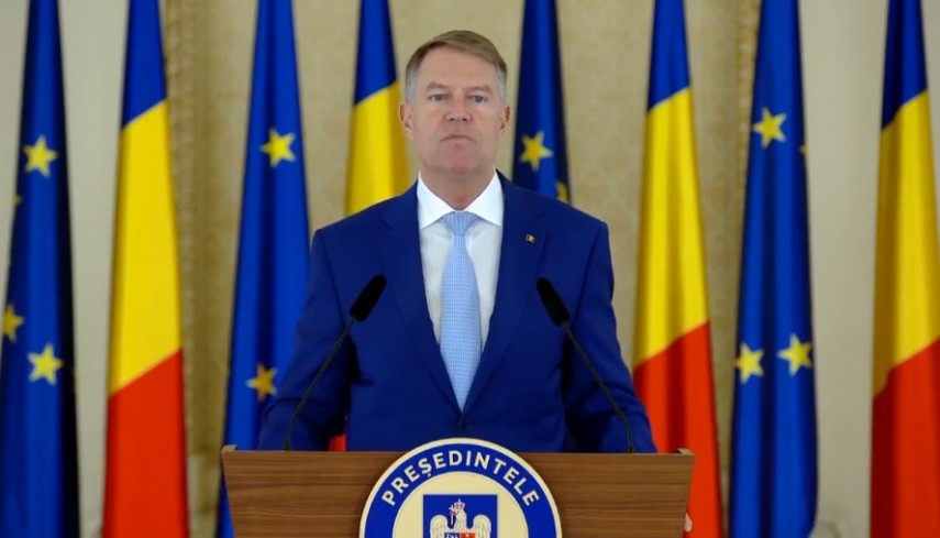 Mesajul Președintelui României, Klaus Iohannis, transmis cu ocazia Zilei NATO. Foto: Facebook/Administrația 