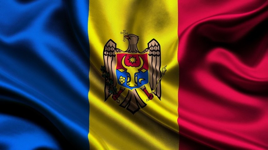 Steagul Republicii Moldova. Foto: Facebook/Maia Sandu