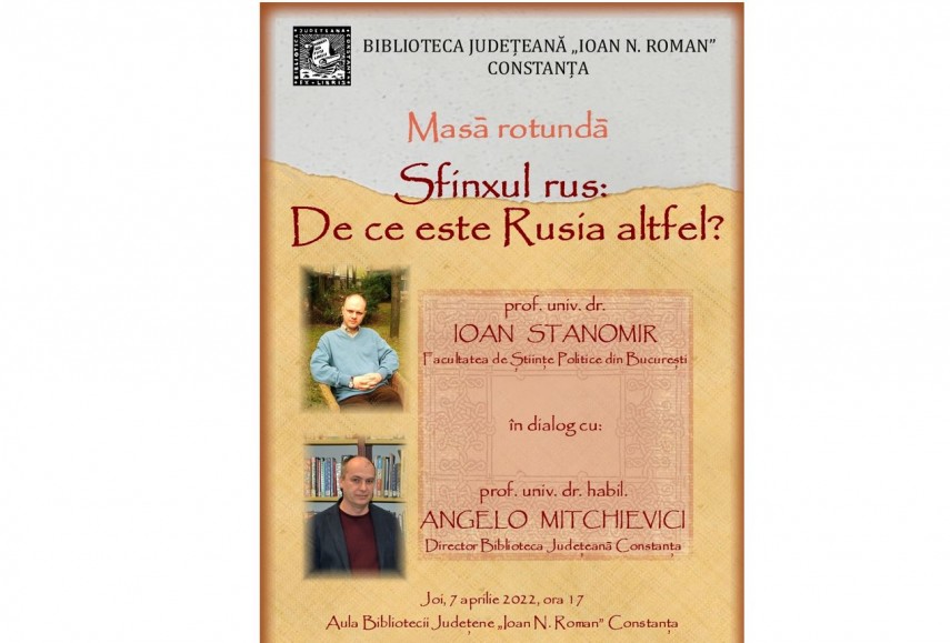 Eveniment la Biblioteca Județeană Constanța 