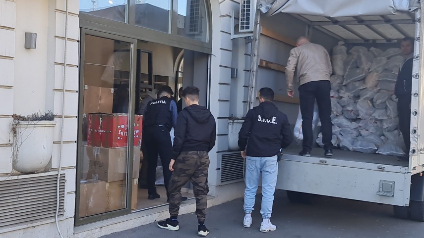 Perchezitii in Constanta, in fosta cafenea a Simonei Halep (GALERIE FOTO+VIDEO)   