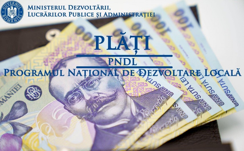 MDLPA: plăți de peste 112 milioane lei, pentru investiții realizate prin PNDL. Foto: facebook/Ministerul Dezvoltării