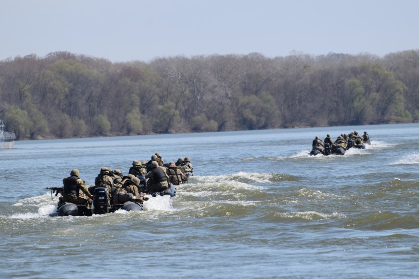 Exercițiul „Danube Protector 22”, foto: Forțele Navale Române/ Ionuț Felea