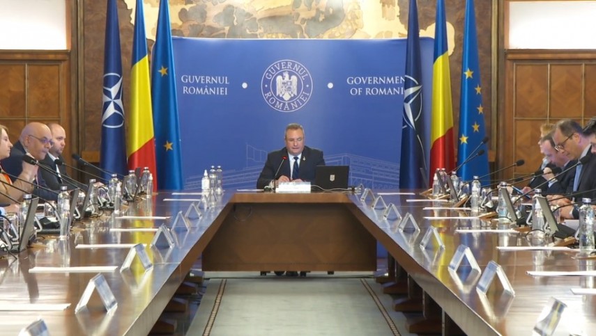 sedinta de Guvern. Foto+Video: facebook/Guvernul României
