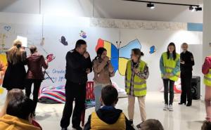 Copiii ucraineni s-au bucurat de surprize și jocuri în cadrul Centrului de Asistență Umanitară pentru Refugiați Bihor (GALERIE FOTO)