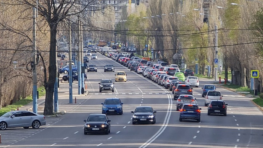 Trafic aglomerat Sursa foto ZIUA de Constanța