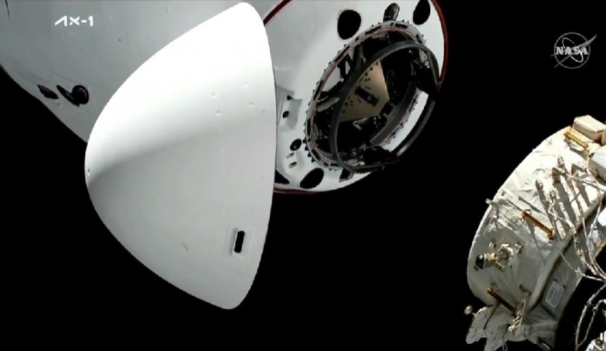 Echipajul a ajuns la avanpostul orbital Foto captură video Facebook/ NASA