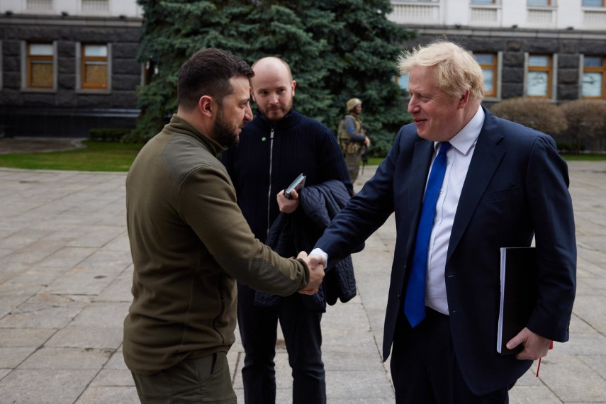 Imagine de la întâlnirea celor doi Foto Facebook/ Boris Johnson