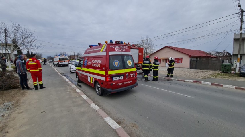 O persoana a fost ranita in urma unui accident rutier la intrare in localitatea Eforie Nord, dinspre Agigea