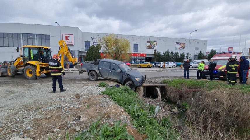 Imagine de la accident, foto ZIUA de Constanța