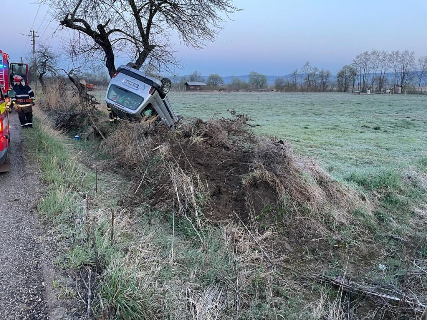 Accident Sursa foto IPJ Bistrița -Năsăud