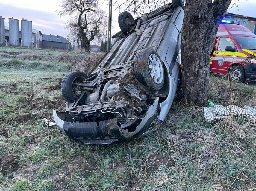 Accident Sursa foto IPJ Bistrița -Năsăud