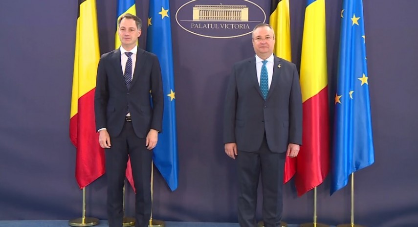 Premierul Nicolae Ciucă și Premierul Regatului Austriei. Foto: Guvernul României