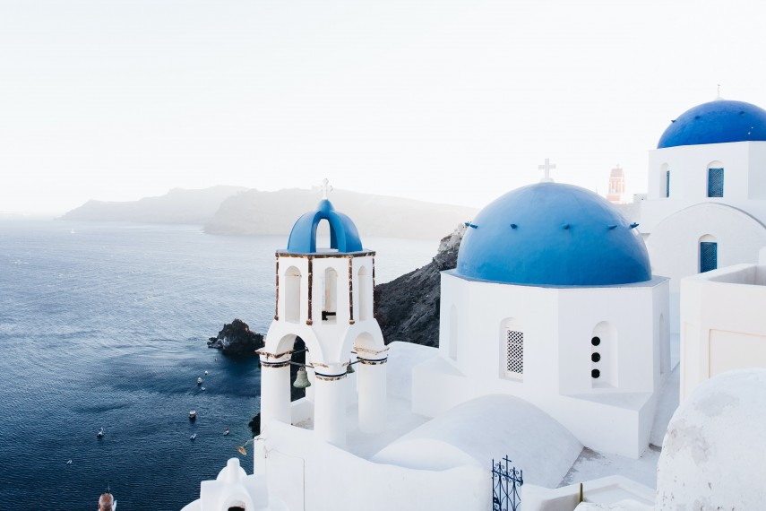 Santorini, Grecia, foto: unsplash/ Jonathan Gallegos