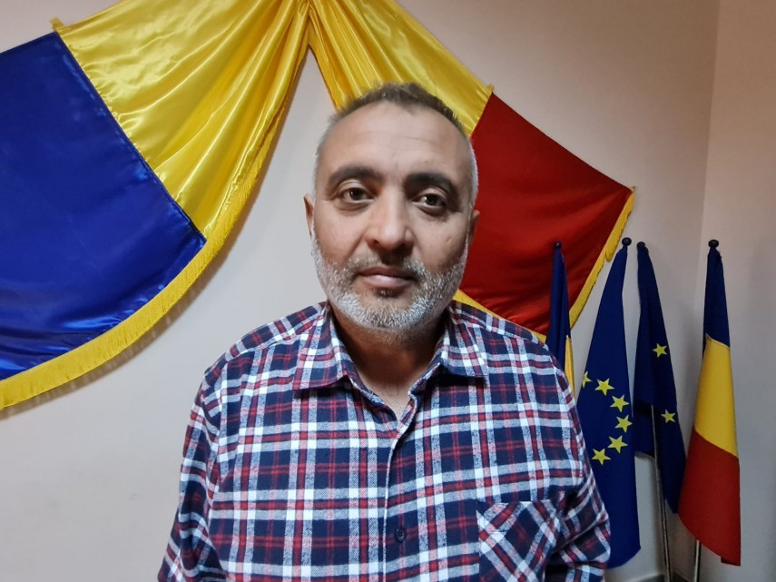Sebai Ismail, viceprimarul cu atribuții de primar din localitatea Dobromir - sursa foto ZIUA de Constanța