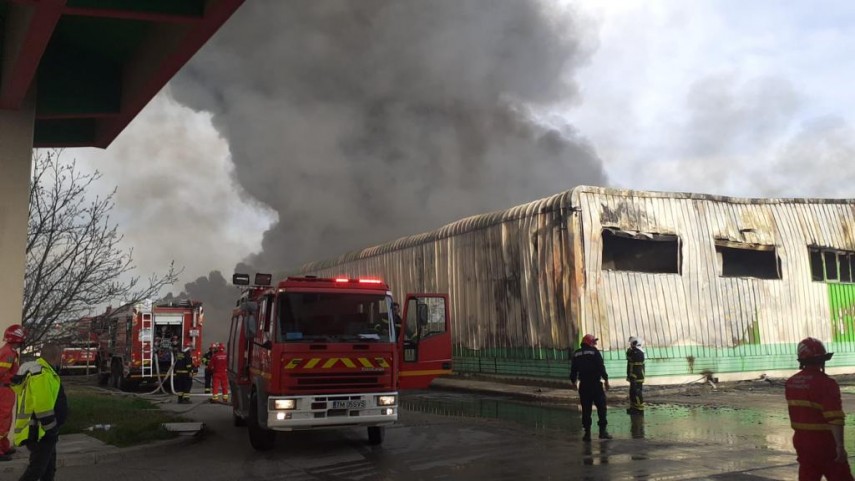 Incendiu, foto: ISU Timiș 