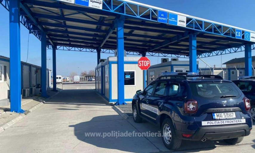 Vama Isaccea. Traficul la frontieră în data de 14 aprilie 2022 Foto: Poliția de Frontieră