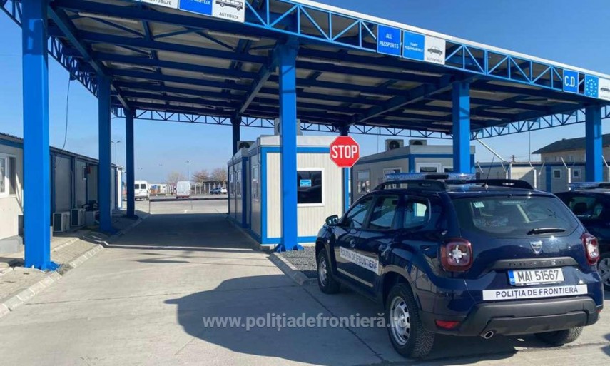 Vama Isaccea. Traficul la frontieră în data de 14 aprilie 2022  Foto: Poliția de Frontieră