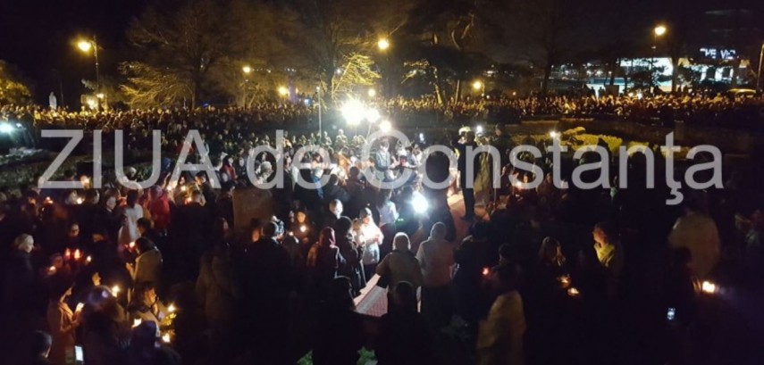 Aducerea  Sfintei Lumini, foto: Arhiva ZIUA de Constanța 