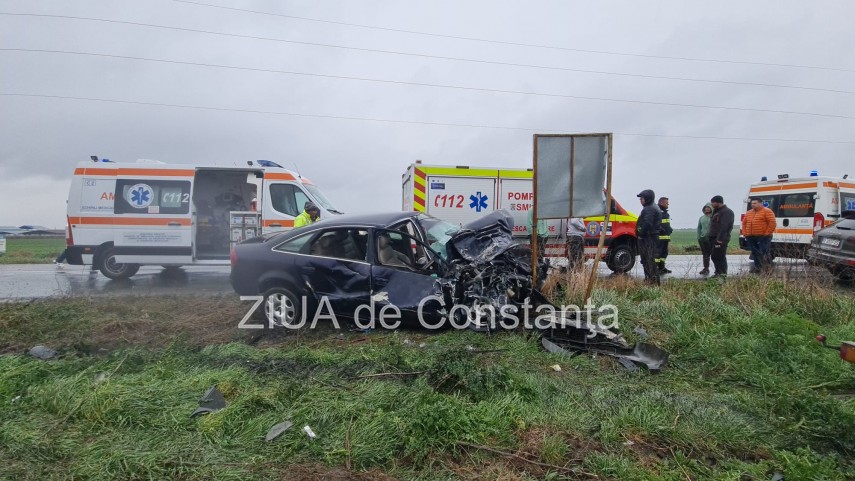 Accident rutier Galescu. Foto: ZIUA de Constanța