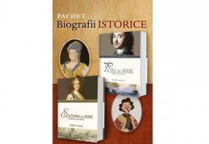 Cartea zilei Pachet Biografii istorice- Petru cel Mare și Ecaterina cea Mare