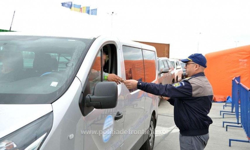 Traficul la frontieră în data de 20 aprilie 2022, foto: Poliția de Frontieră 