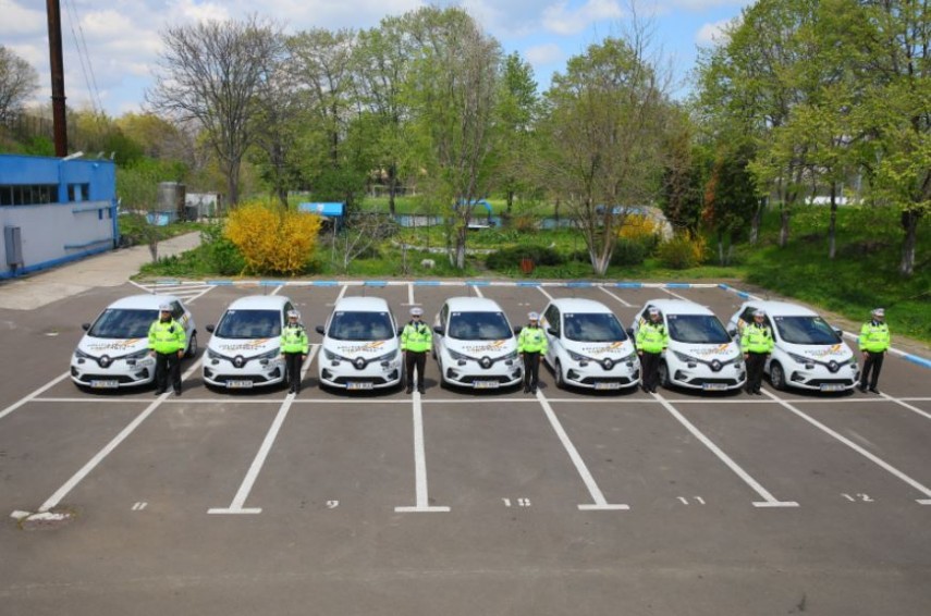 Mașini de poliție, foto: Primăria Municipiului Constanța 