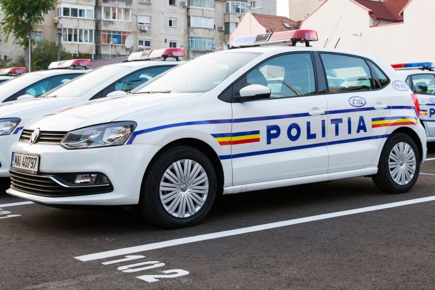 Mașină de Poliție, facebook/ Poliția Română 