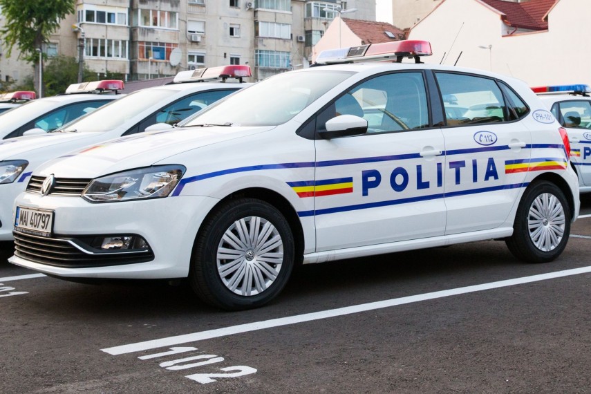 Mașină de Poliție, facebook/ Poliția Română