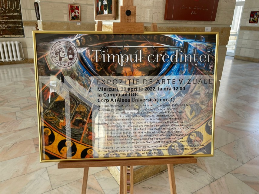 Vernisajul „Timpul credinței“, Universitatea „Ovidius“ Constanța