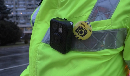 Bodycam - foto cu rol ilustrativ din Arhiva Poliției Române