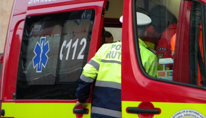 Echipaj SMURD implicat într-un grav accident rutier. foto cu rol ilustrativ: ZIUA de Constanța