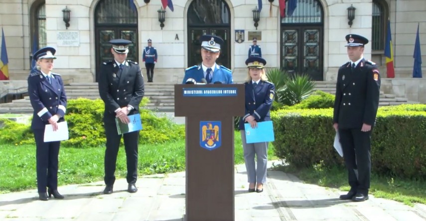 foto: captură video Facebook/ Ministerul Afacerilor Interne, România