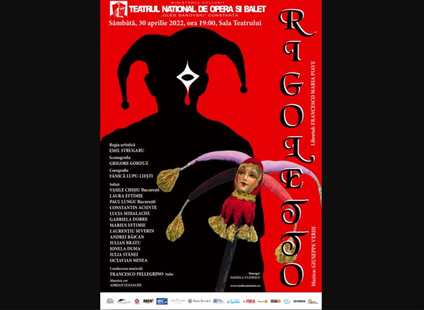 Piesa Rigoletto, la TNOB Constanța. Foto: TNOB Constanța
