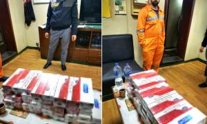 Țigări de proveniență duty-free, nedeclarate, descoperite în portul Constanța. Unde erau ascunse