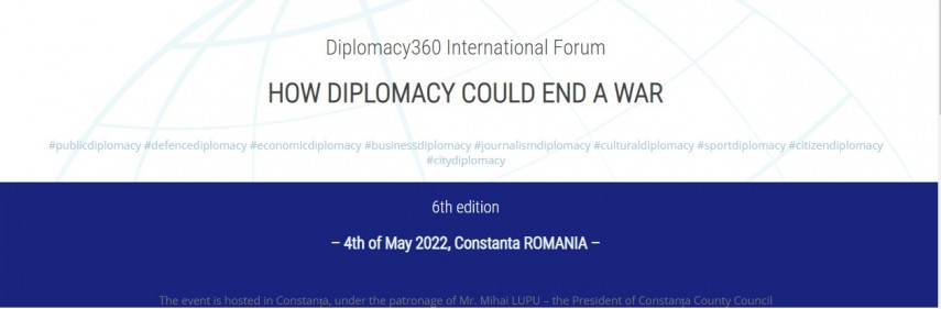 Forumul international „Cum poate diplomația încheia un război“ la Constanța. foto: diplomacy360.com