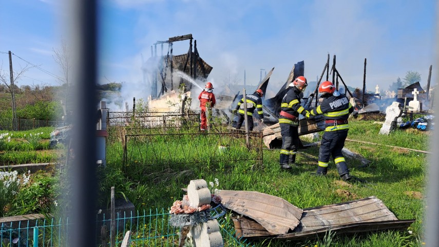 Incendiu Buzau, Foto: ISU Buzău