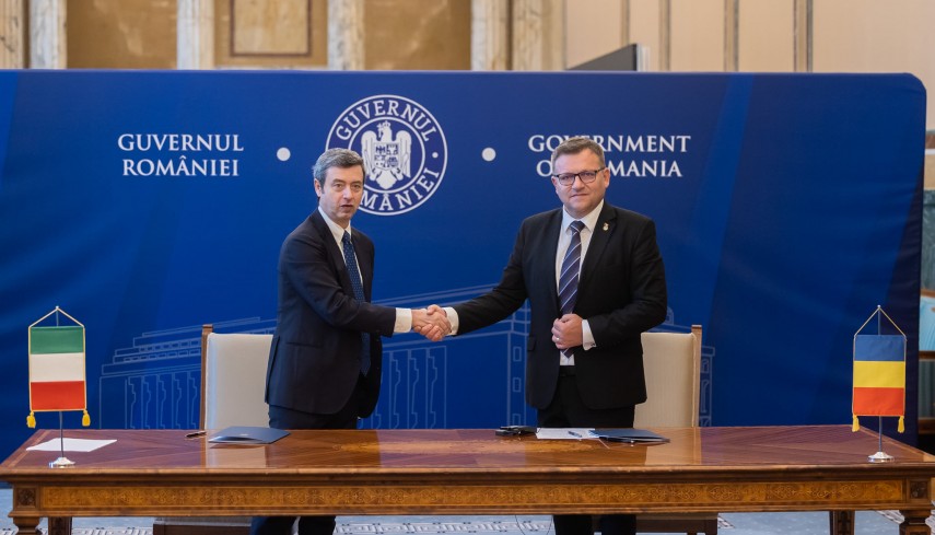 Ministrii Muncii din Italia și România. Foto: facebook/Guvernul României