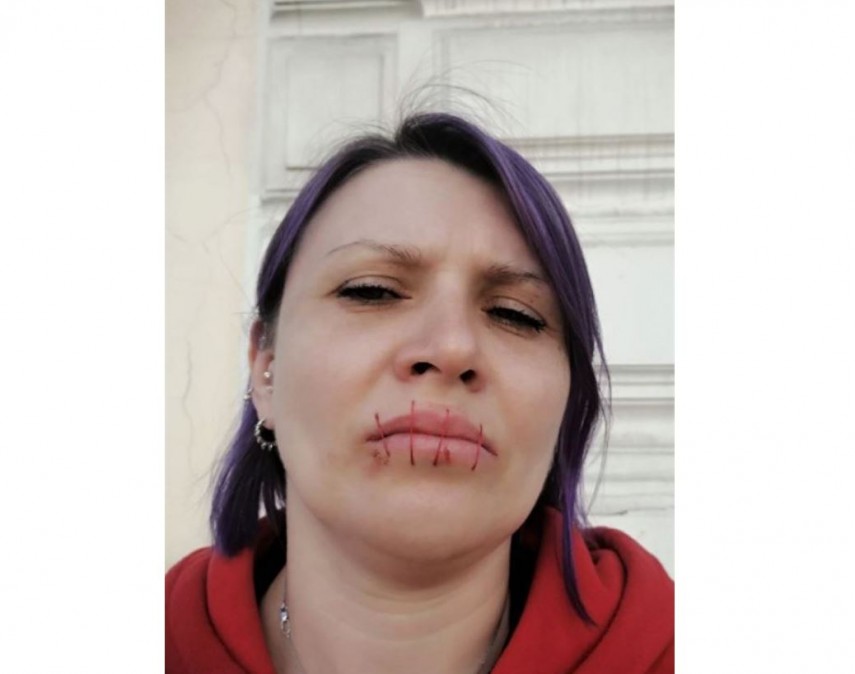  Activista rusă Nadejda Saifutdinova, foto: Twitter/ NEXTA