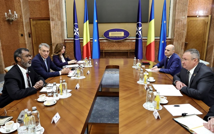 Prim-ministrul Nicolae-Ionel Ciucă a discutat cu delegația Nuclear Energy Agency (NEA), foto: Guvernul României 
