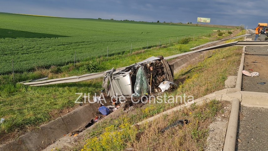 update judetul constanta patru persoane printre care doi copii ranite intr un accident rutier pe autostrada