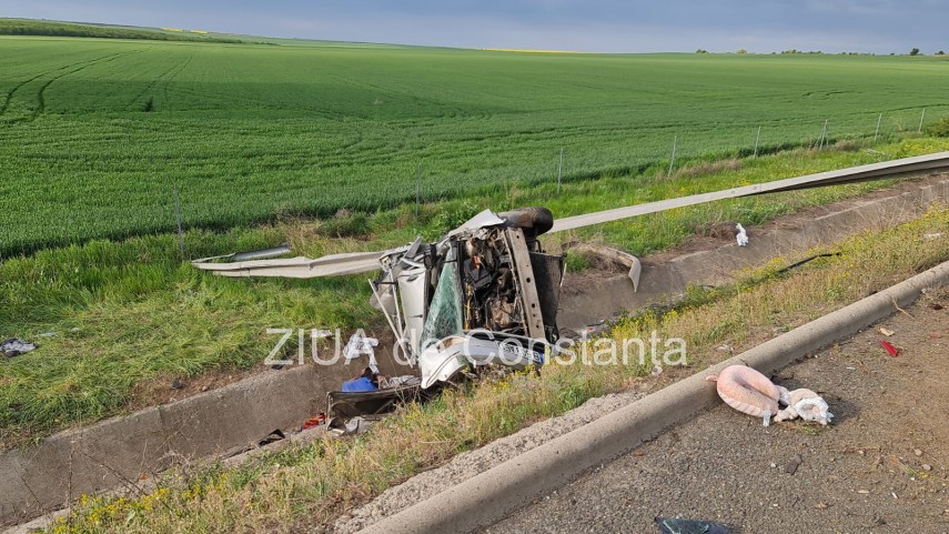 update judetul constanta patru persoane printre care doi copii ranite intr un accident rutier pe autostrada