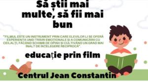 Centrul pentru Tineret „Jean Constantin” din Constanța invită școlile să participe la educație prin film 
