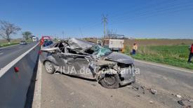UPDATE. Județul Constanța Două persoane rănite, în urma unui accident rutier produs la ieșire din Valu lui Traian (GALERIE FOTO+VIDEO)     