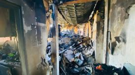 Ce a rămas în urma incendiului din Năvodari (GALERIE FOTO)