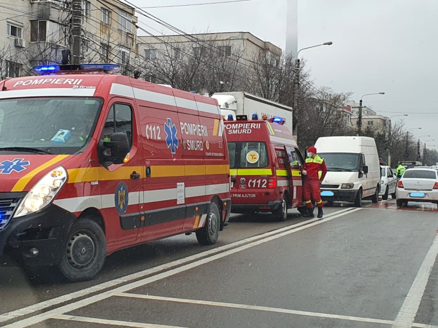 Accident rutier în Constnața. Foto: ZIUA de constanța